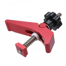 HONGDUI Red Quick Acting Hold Down Clamp Aluminum Alloy T-Slot T-Track Clamp Set Woodworking Tool for Woodworking Table COD