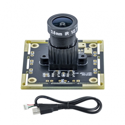 1MP HD USB Camera Module 720P Manual Focus 72/100/160° Lens Focal Length 38*38 Compatible 32*32 Camera Module USB Driver-free COD