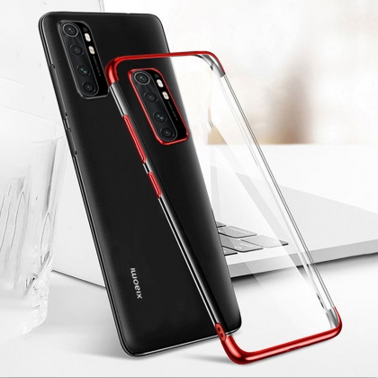 Bakeey Plating Shockproof Non-yellow Transparent Soft TPU Protective Case for Xiaomi Mi Note 10 Lite Non-original COD