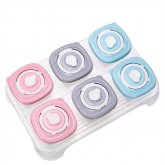 90ml 120ml 6Pcs/set Baby Kids Food Storage Box Lunch Snack Supplement Milk Powder Container COD