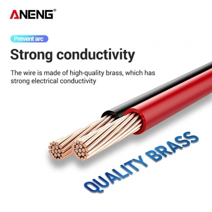 ANENG PT1031 20A 1000V Slicon Rubber Delay Wire Gold Plated Sharp Probe Needles Digital Multi Meter Test Lead COD