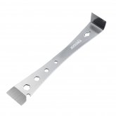 Stainless Steel Prybar Scraper Ultra Sharp Scraper Removes Residue From Steel Aluminum with Wrench Function and Metric Scale Built-In Nail Puller COD