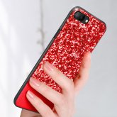 DZGOGO Diamond Bling PU Leather Protective Case for iPhone 7Plus/8Plus COD