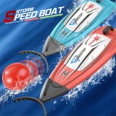 HC 804 2.4G Mini Remote Control High Speed RC Boat LED Light Palm Summer Waterproof Toy Dual Motors Pool Lakes Vehicles Models COD