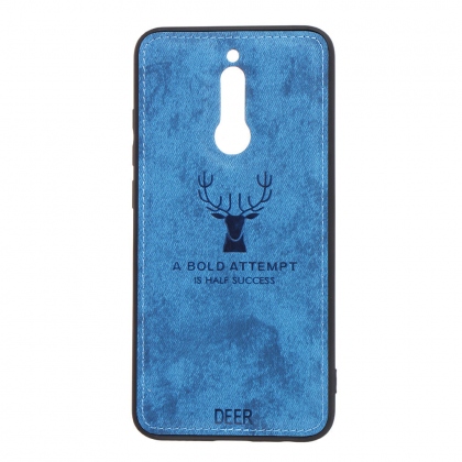 For Xiaomi Redmi 8 Case Bakeey Deer Breathable Canvas Cloth Shockproof Anti-fingerprint Protective Case Non-original COD