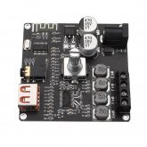 ZK-F502E Cool Volume Indicator Bluetooth Audio Power Amplifier Board Module LC Filter Stereo 50W+50W COD