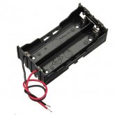 5pcs DIY DC 7.4V 2 Slot Double Series 18650 Battery Holder Battery Box With 2 Leads COD