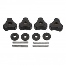 4pcs Woodworking Tool Accessory Quick Action Hold Down Clamp Handle Nut for T-Slot T-Tracks COD