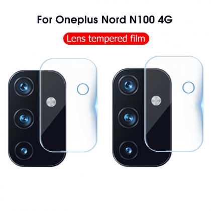 Bakeey 2PCS for OnePlus Nord N100 Lens Protector Anti-Scratch Ultra-Thin HD Clear Soft Tempered Glass Phone Camera Film COD