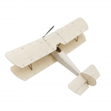 Dancing Wings Hobby K6 Sopwith Pup 378mm Wingspan Balsa Wood Micro RC Airplane Warbird Biplane KIT/ KIT+Power Combo COD