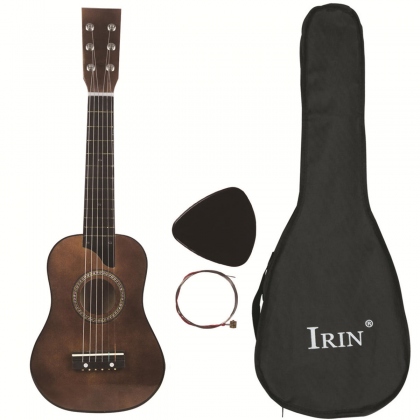 IRIN 25 Inch Basswood Guitar with String/Pick/Bag for Children Music Lovers COD