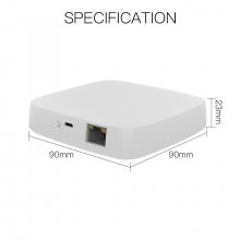 MoesHouse ZB-HUB Wired Tuya ZigBee3.0 Smart Gateway Hub Work with Tuya Smart App Voice Control via Alexa Google Home COD