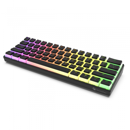 GAMAKAY MK61 Wired Mechanical Keyboard Gateron Optical Switch Pudding Keycaps RGB 61 Keys Hot Swappable Gaming Keyboard New Version COD