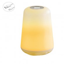 1W USB Night Light Bedside Lantern Plastic 60LM Two Modes Camping Lamp Table Desk LED COD