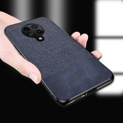 Bakeey for Xiaomi Poco F2 Pro Case Anti-fingerprint Cotton Cloth PU Leather Protective Case Back Cover Non-original COD