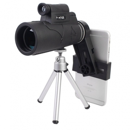 MOGE 50x60 Monocular Telescope With Lamp Lighting Long-range High-power Telescope For Outdoor Hunting CampingTravel COD