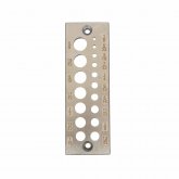 Steel Dowel Plate Maker 17 Holes Wood Dowel Rod Maker Metric Imperial Dowel Plate COD