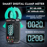 WINAPEX 268B Leakage Current Detect Clamp Meter 0.1mA high resolution True RMS Multimeter AC DC Clamp Meter COD