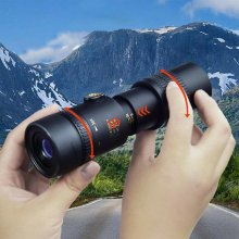 10-30x30 Portable Retractable Mini Monocular BAK4 Prism Dual Focus Lens Telescope For Bird Watching Hiking Camping Travel Monoculars COD