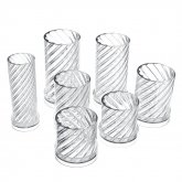 DIY Candle Molds Spiral Stripes Cylinder Handmade Soap Mould Craft Making Tool COD