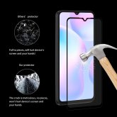 ENKAY 1/2/5/10 Pcs 9H Anti-Explosion Anti-Fingerprint Tempered Glass Full Glue Full Coverage Screen Protector for Xiaomi Redmi 9C / Redmi 9 / Redmi 9A Non-original