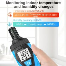 Portable Handheld LCD Digital Thermometer Hygrometer Indoor Room Temperature Humidity Meter Sensor Gauge Weather Station COD