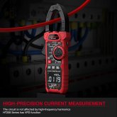 HABOTEST Digital Clamp Meter Multimeter High-Precision DC Voltage and AC Current Measurement Tool with Backlight Flashlight Auto Power-Off Versatile Applications