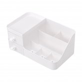 Makeup Organizer Plastic Cosmetic Lipstick Storage Box Container Large Capacity Desktop with Makeup Drawer COD