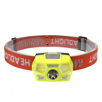 XPE+COB+LED 800LM Induction Sensor Headlamp 5 Modes IP65 Waterproof Flashlight Cycling Climbing Emergency Lantern COD