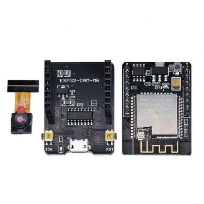 ESP32-CAM-MB-WiFi MICRO USB ESP32 Serial to WiFi ESP32 CAM Development Board CH340G 5V Bluetooth+OV2640 Camera+2.4G Antenna IPX COD