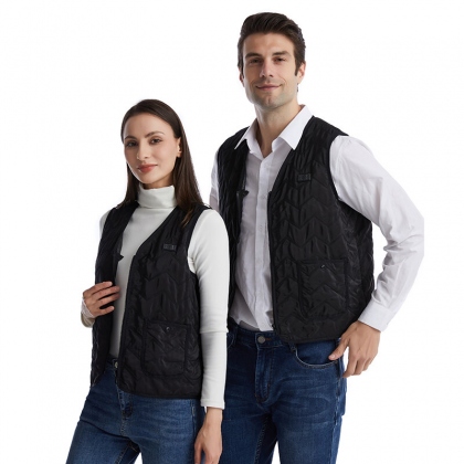 TENGOO HS-08 8 Areas Smart Heating Vest USB Charging Winter Warmth Cold-proof Washable Vest for Men Women Elderly People COD