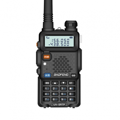 UK Standard Baofeng UV-5RTP High-power Walkie Talkie Dual Band Long Range Portable Waterproof Two Way Mini FM Radio COD