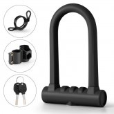 U-Shaped Bicycle Lock Aluminum Alloy Firm Anti-theft Double Open Modes Safety for Road Bike Mountain Bike COD