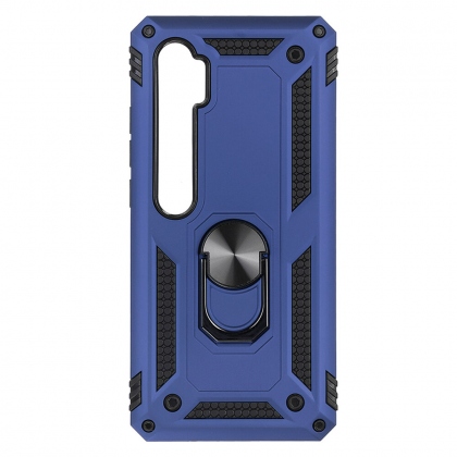 Bakeey for Xiaomi Mi Note 10 Lite Case Armor Magnetic Shockproof with Finger Ring Holder Stand PC Protective Case Non-original COD