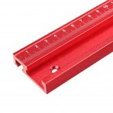 300-1220mm Red Aluminum Alloy 45 Type T-Track Scale Woodworking T-slot Miter Track for Table Saw Router Table COD