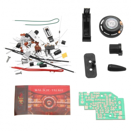 DIY Electronic Walkie-talkie Production Kit Starter Kits Welding Experiment Training Kit COD