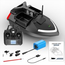 Flytec V020 RTR 2.4G 4CH GPS Fishing Bait RC Boat 500m Distance Intelligent 40 Positioning Points LED Lights Automatic Return Toys Models COD