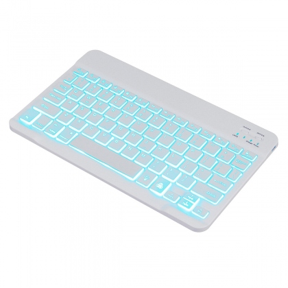 RGB Backlight Wireless bluetooth Keyboard for Android, IOS and Windows Tablet COD