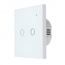 NEO WiFi On/Off Switch Light Switch 2Gang Wireless EU Light Control Smart Switch EU Remote Conrtol COD