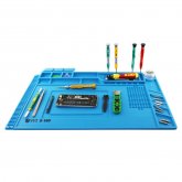 BEST S160 Magnetic Heat Insulation Silicone Pad Desk Mat Maintenance Platform BGA Soldering Repair Station COD