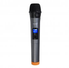 Professional UHF Wireless Microphone Handheld Mic System Karaoke With Receiver and Display Screen COD