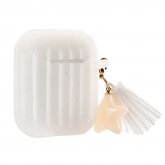 Portable Colourful Ultra-thin Soft Silicone Headphone Storage Cover With Tassel for Apple Airpods 1/2 Earphone COD