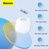 Baseus T2 Pro 365 Days Battery Life 2-Way Reminder Anti-lost Alarm Smart Tag Wireless Bluetooth Tracker Child Wallet Key Finder Locator COD