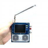 TEF6686 Full Band FM/MW/Short Wave HF/LW Radio Receiver with 5000MAH Battery Speaker Antenna 3.2inch LCD COD