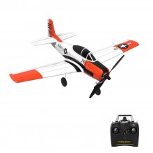 Eachine Mini T-28 Trojan 761-9 EPP 400mm Wingspan 2.4G 6-Axis Gyro RC Airplane Trainer Fixed Wing RTF Mode 2 One Key Return for Beginner Two Batterries/Three Batterries