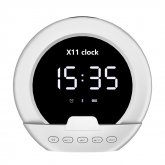 X11 Clock bluetooth 5.3 Speaker LED Digital Display Alarm Clock TWS 1200mAh Stereo Deep Bass Phone Holder Desktop Portable Wireless Speaker COD