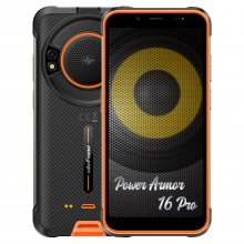 Ulefone Power Armor 16 Pro Super Loud Volume Speaker 9600mAh 16MP Dual Camera 4GB 64GB MTK Helio G25 NFC 5.93 inch IP68 IP69K Waterproof 4G Rugged Smartphone