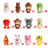 64GB USB2.0 Flash Drive Lovely Cartoon Comic Animals Model Pen Drive Memory Stick Gift COD