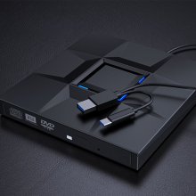 B11 USB 3.0 Type-C External DVD Drive CD Player CD DVD RW Optical Drive DVD Burner DVD Writer for Laptop Notebook COD