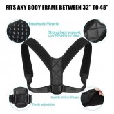 Adjustable Back Support Invisible Shoulder Posture Corrector Unisex Spine Neck Health Correction Belt for Home Office Sport COD